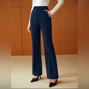 MOTF PREMIUM FLARED SUIT PANTS NAVY BLUE SIZE XS 💙